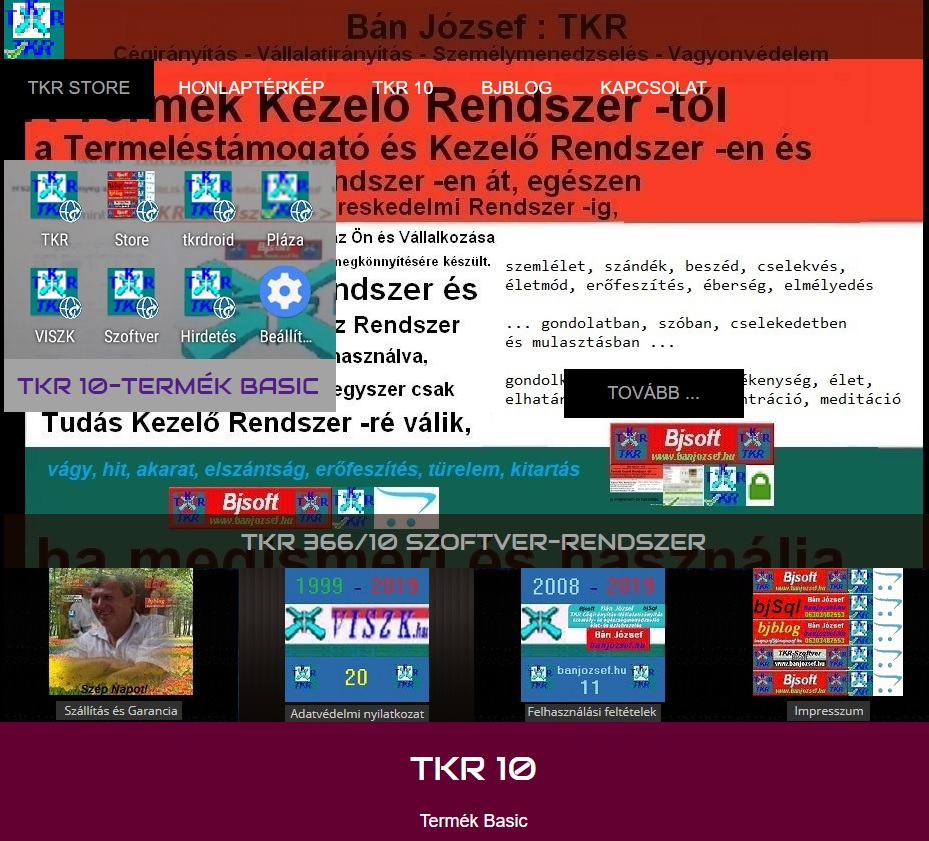 TKR-Termék Basic Licenc